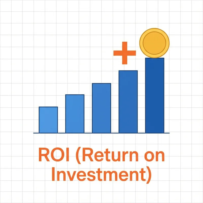 ROI(투자 대비 수익률) 대표 이미지